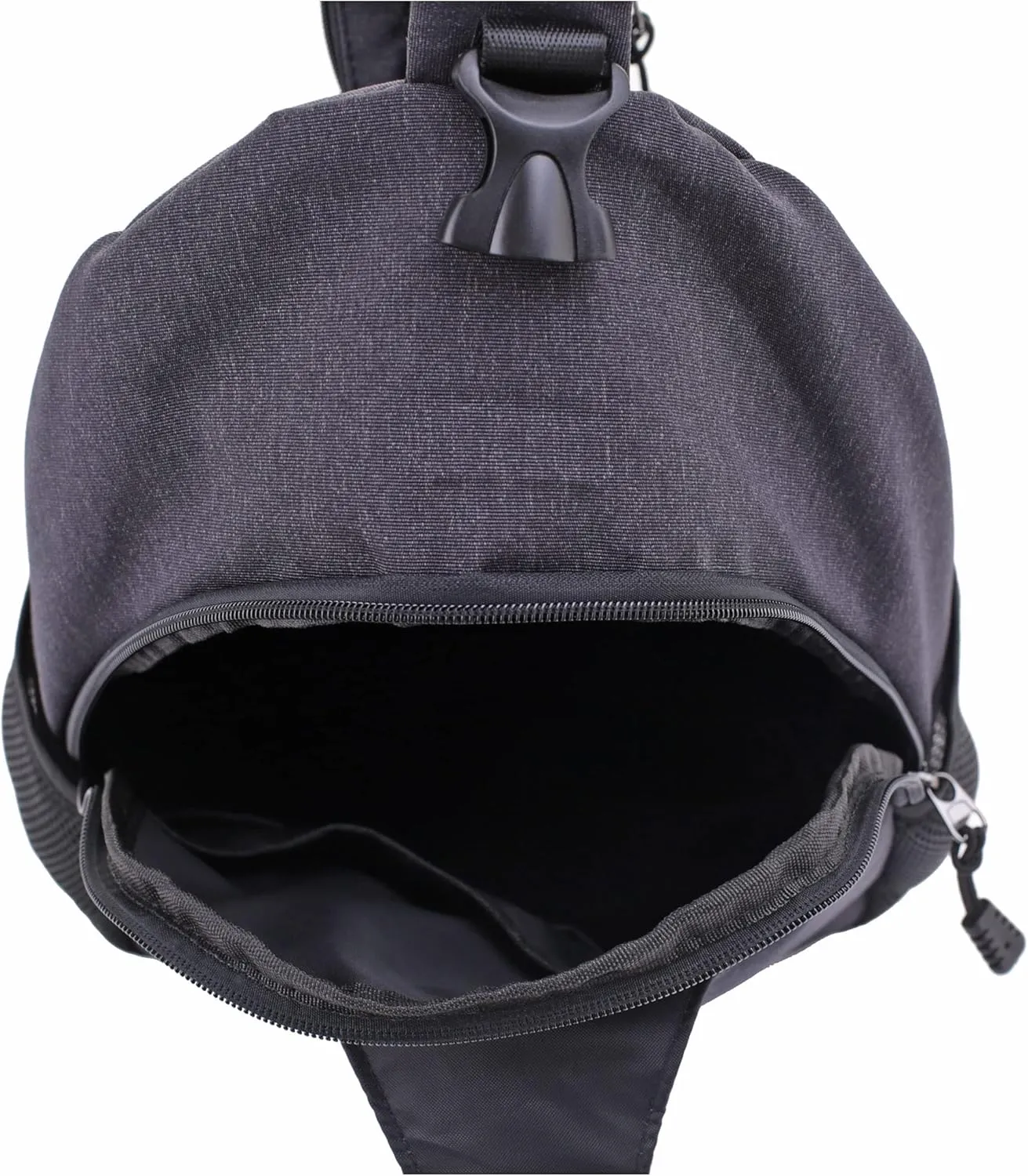 JESSIE & JAMES Multipurpose Concealed Carry Sling Backpack Purse Lightweight Crossbody Sling Bags For Women Men_ BK