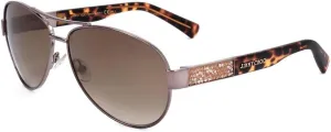 Jimmy Choo Women's Baba/S Shiny Bronze/Brown Gradient Sunglasses
