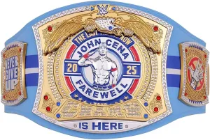 john Cena Farewell Tour 2025 Toronto Spinner Championship Replica Title Belt Collector's Replica Championship Belt