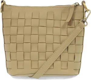 Joy Susan Maci Woven Crossbody: Vegan Bag