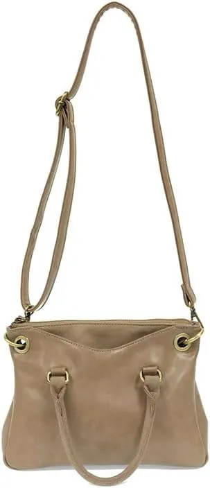 Joy Susan Stella Mini Convertible Satchel Suede Trim
