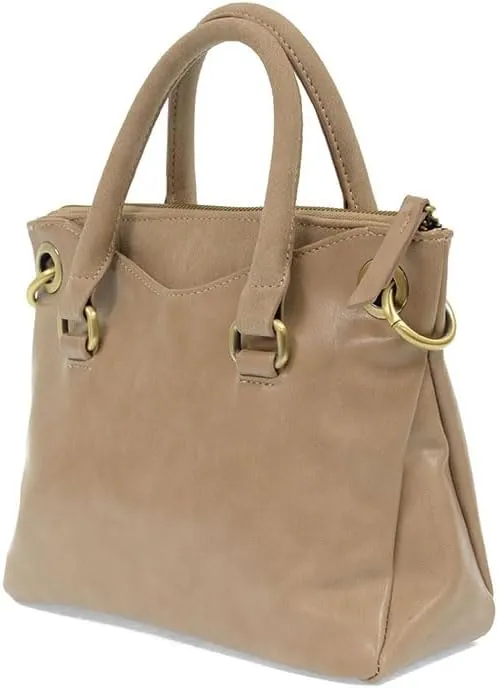 Joy Susan Stella Mini Convertible Satchel Suede Trim