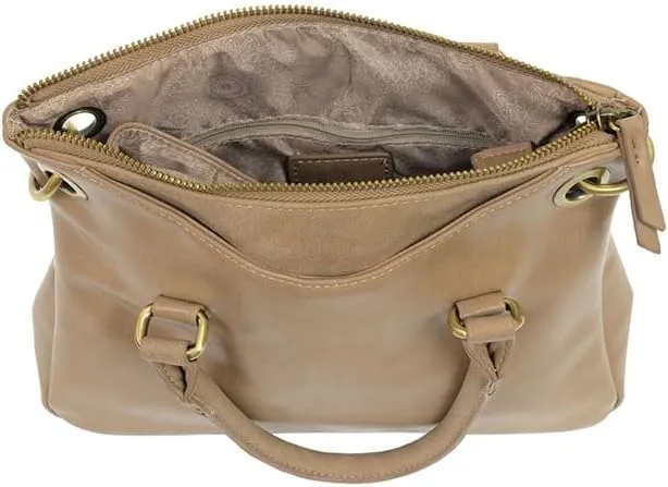 Joy Susan Stella Mini Convertible Satchel Suede Trim