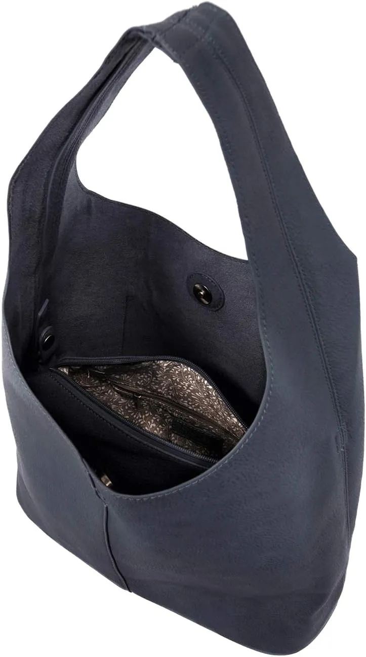 Joy Susan Womens Molly Slouchy 2-in-1 Hobo Handbag