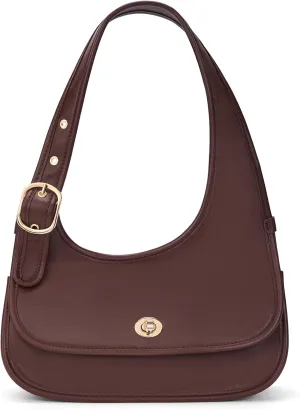 JQWSVE Shoulder Bags for Women Purses and Handbags Trendy Cute Hobo Tote Handbag Vegan Leather Crescent Clutch Underarm Bag