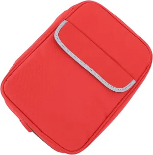 JTLB Tear-resistant polyester first aid bag with multiple pockets, made of robust, outer material and highly visible reflective strips for emergency preparedness