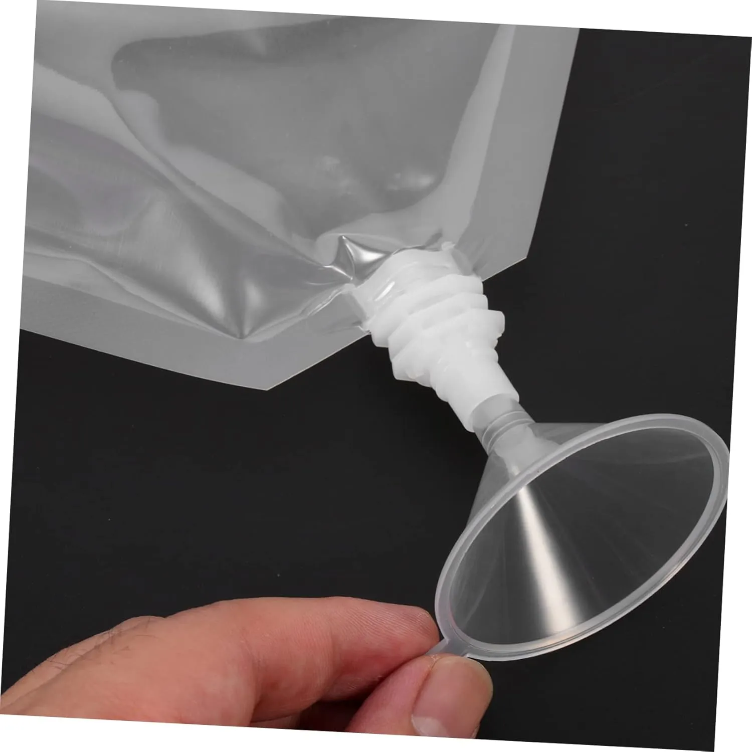 Juice Drink Containers 1 Set of Plastic Pouches Suction Mouth Odorless Leakproof Compact Storage for Travel