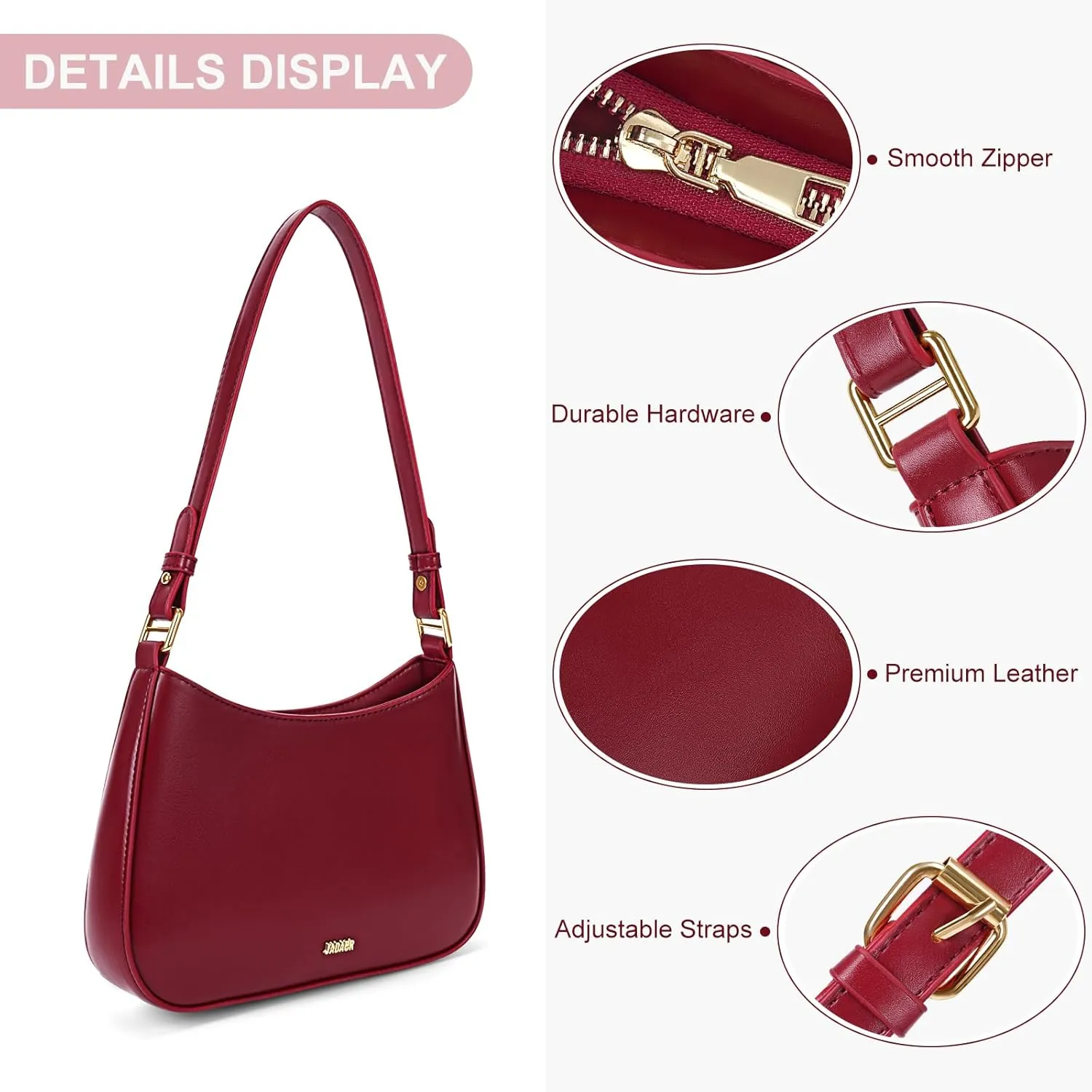 Juoxeepy Small Shoulder Bag Cute Purse for Women Y2K Crossbody Bag Fall Fashion Handbag Purse Trendy Satchel Bag