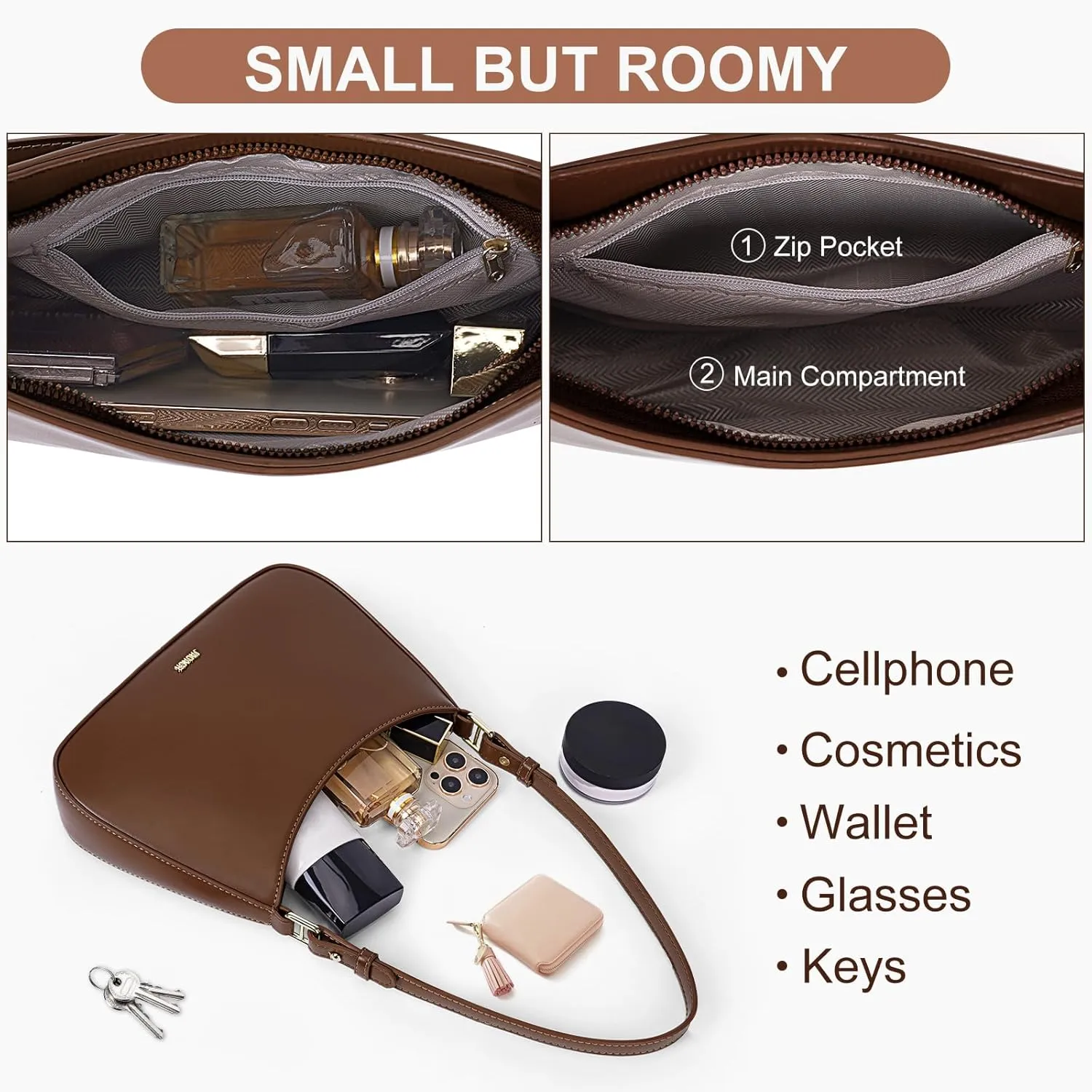 Juoxeepy Small Shoulder Bag Cute Purse for Women Y2K Crossbody Bag Fall Fashion Handbag Purse Trendy Satchel Bag