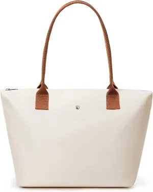 KALIDI Tote Bag for Women Nylon Top-Handle Purse,Shoulder Hobo Handbag with Zipper Leisure Foldable Weekend