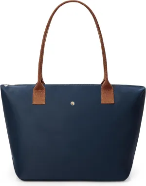 KALIDI Tote Bag for Women Nylon Top-Handle Purse,Shoulder Hobo Handbag with Zipper Leisure Foldable Weekend