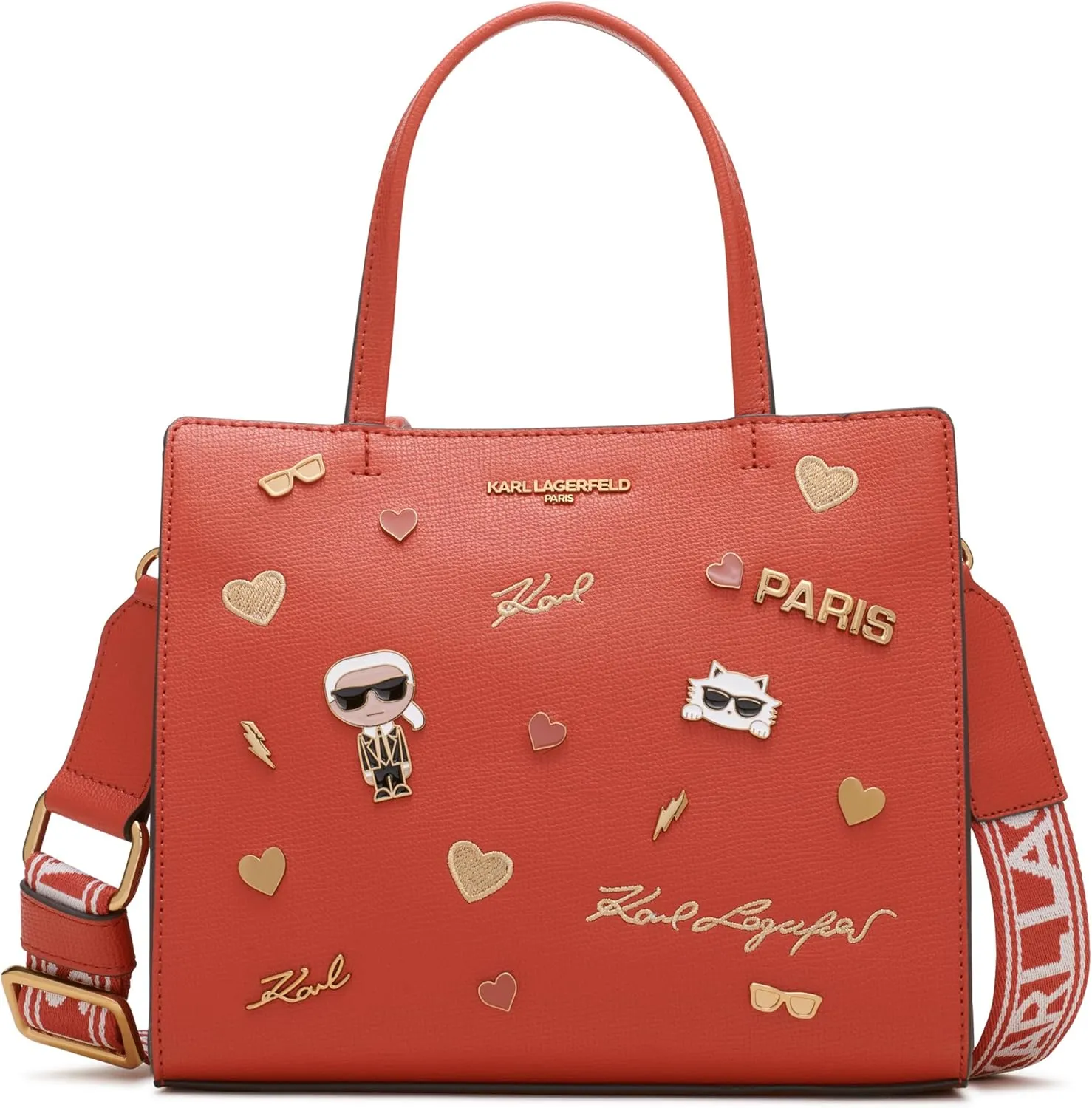KARL LAGERFELD Paris Women's Maybelle Pin Satchel