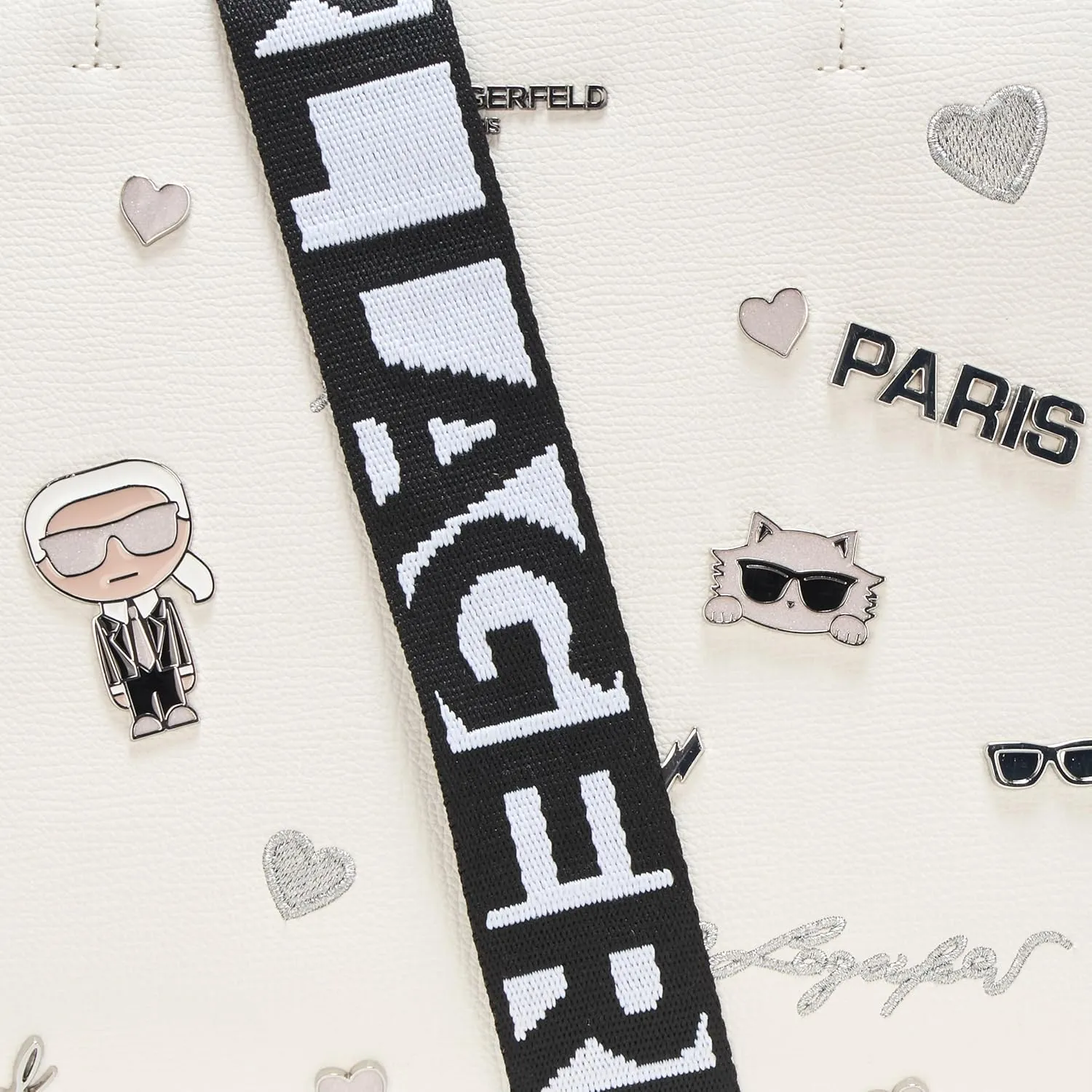 KARL LAGERFELD Paris Women's Maybelle Pin Satchel