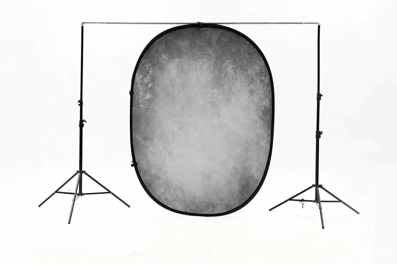 Kate Collapsible Backdrop Pop Up Photo Backdops Grey Foldable Background for Headshot, for Portrait Photography, for Video, 5x6.5ft