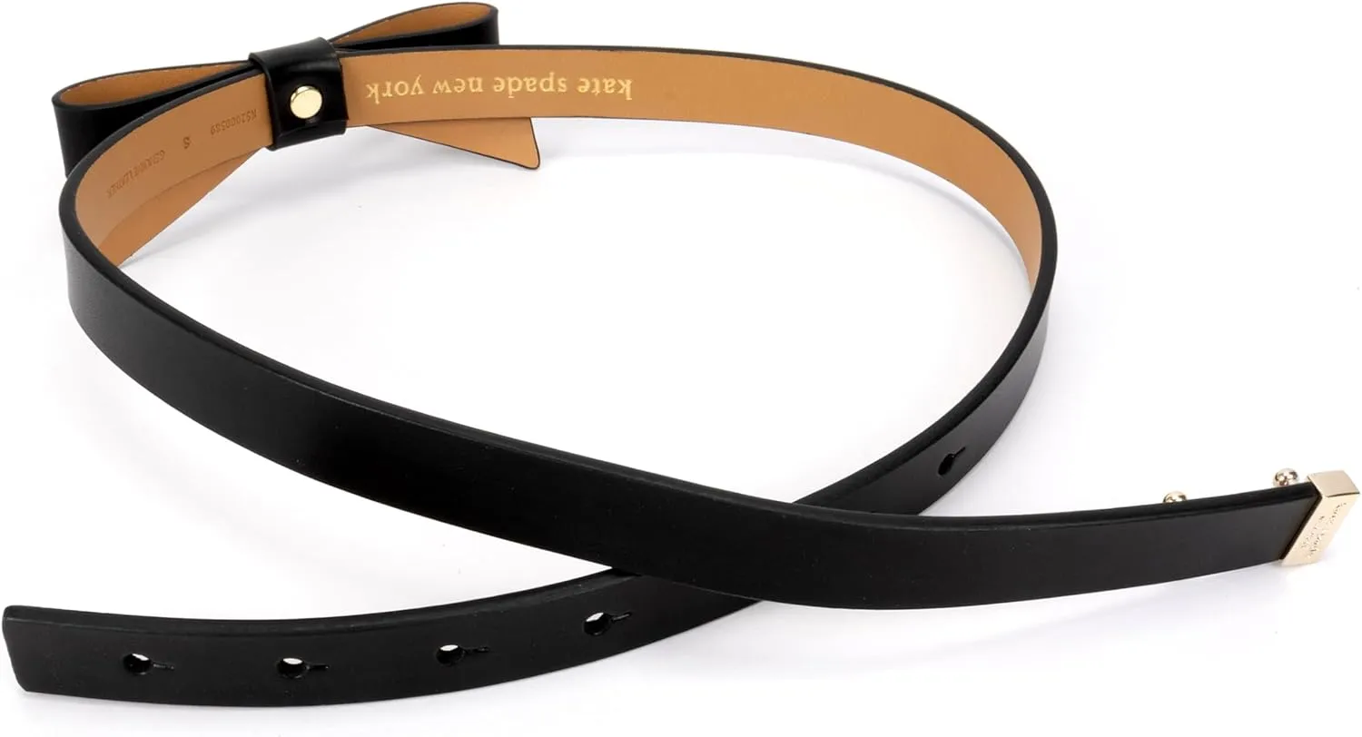 kate spade new york Women's .75 Inch Bow Belt
