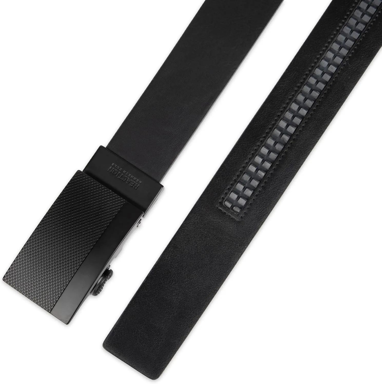 Kenneth Cole REACTION Men's Perfect Fit Adjustable Belt – Track Lock and Compression Buckle Styles