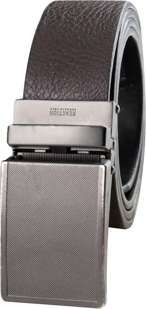 Kenneth Cole REACTION Men's Perfect Fit Adjustable Belt – Track Lock and Compression Buckle Styles