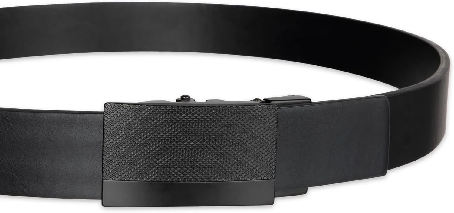 Kenneth Cole REACTION Men's Perfect Fit Adjustable Belt – Track Lock and Compression Buckle Styles