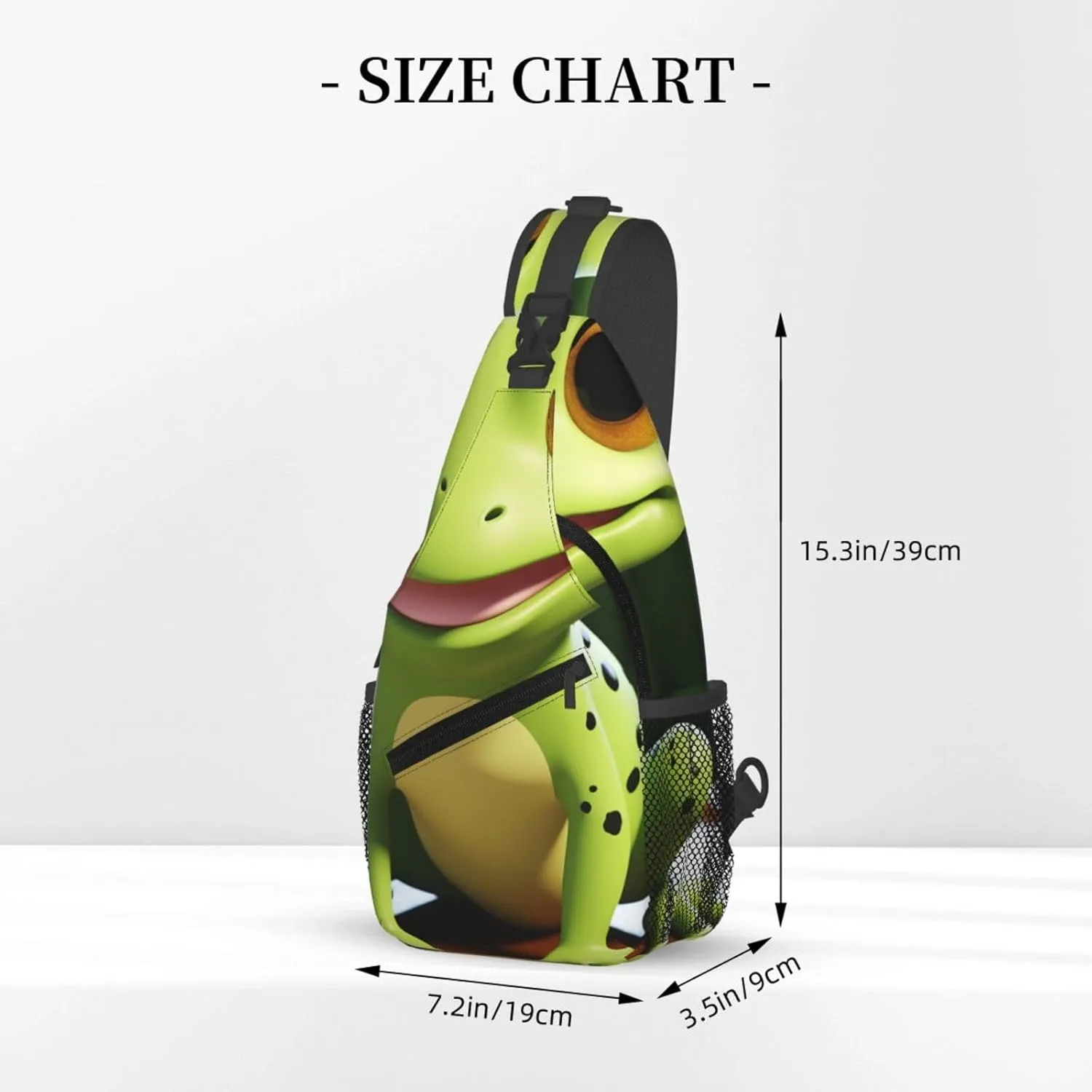 KHiry Sling Bag for Women Men Crossbody Bag Small Sling Backpack Black and white skulls Chest Bag Hiking Daypack