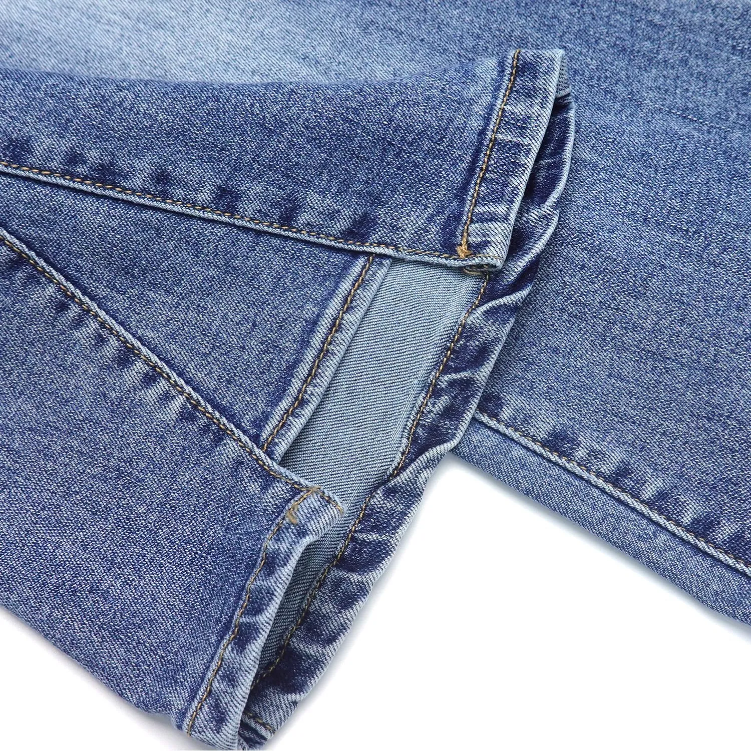 KIDSCOOL SPACE Girls Flared Denim Pants, 18M-14T Wide Age Ranges Elastic Waistband Inside Stretchy Slim Jeans