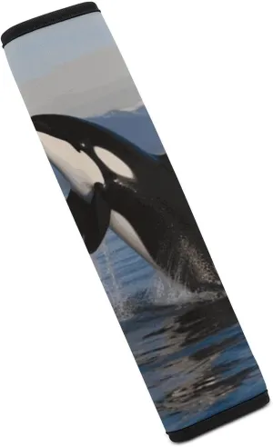Killer Whale Auto Seat Belt Cover 1PCS Universal Car Seat Belt Shoulder Protector Pad, Protect Your Shoulders and Neck for Car Seat Belt, Shoulder Bag, Backpack
