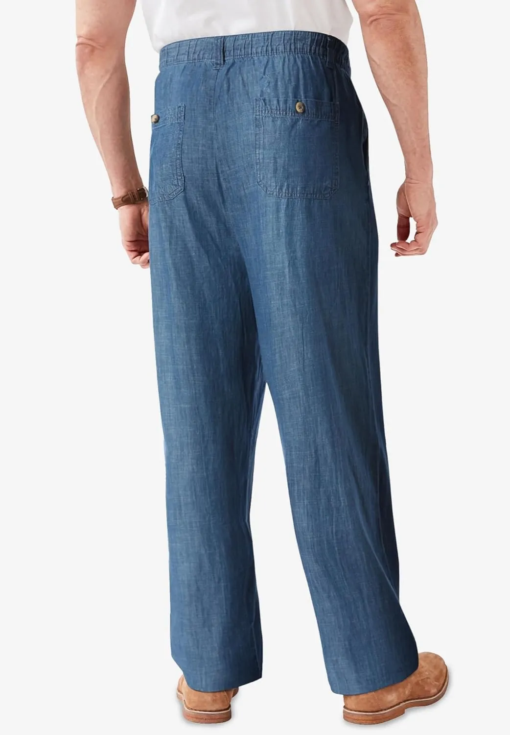 KingSize Men's Big & Tall Knockarounds Full-Elastic Waist Pants