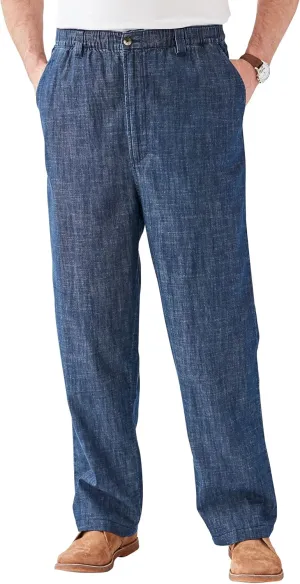 KingSize Men's Big & Tall Knockarounds Full-Elastic Waist Pants
