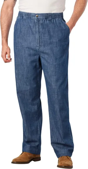 KingSize Men's Big & Tall Knockarounds Full-Elastic Waist Pants