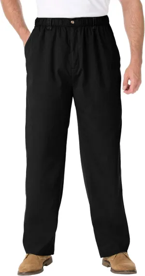 KingSize Men's Big & Tall Knockarounds Full-Elastic Waist Pants