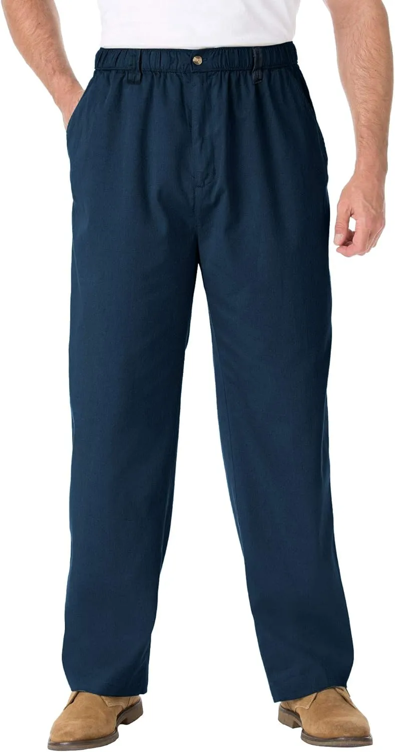 KingSize Men's Big & Tall Knockarounds Full-Elastic Waist Pants