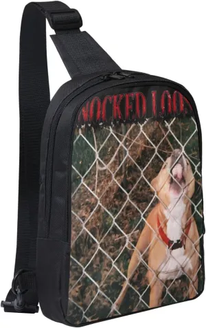 Knocked Music Loose Crossbody Bags for Women Men, Travel Hiking Sling Bag, Lightweight Handbag, Chest Purse Backpack