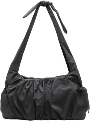 Knotted Hobo Bags for Women Bowknot Crossbody Bags for Women Nylon Satchel Shoulder Bag Casual Purse for Gym Travel Work 2025