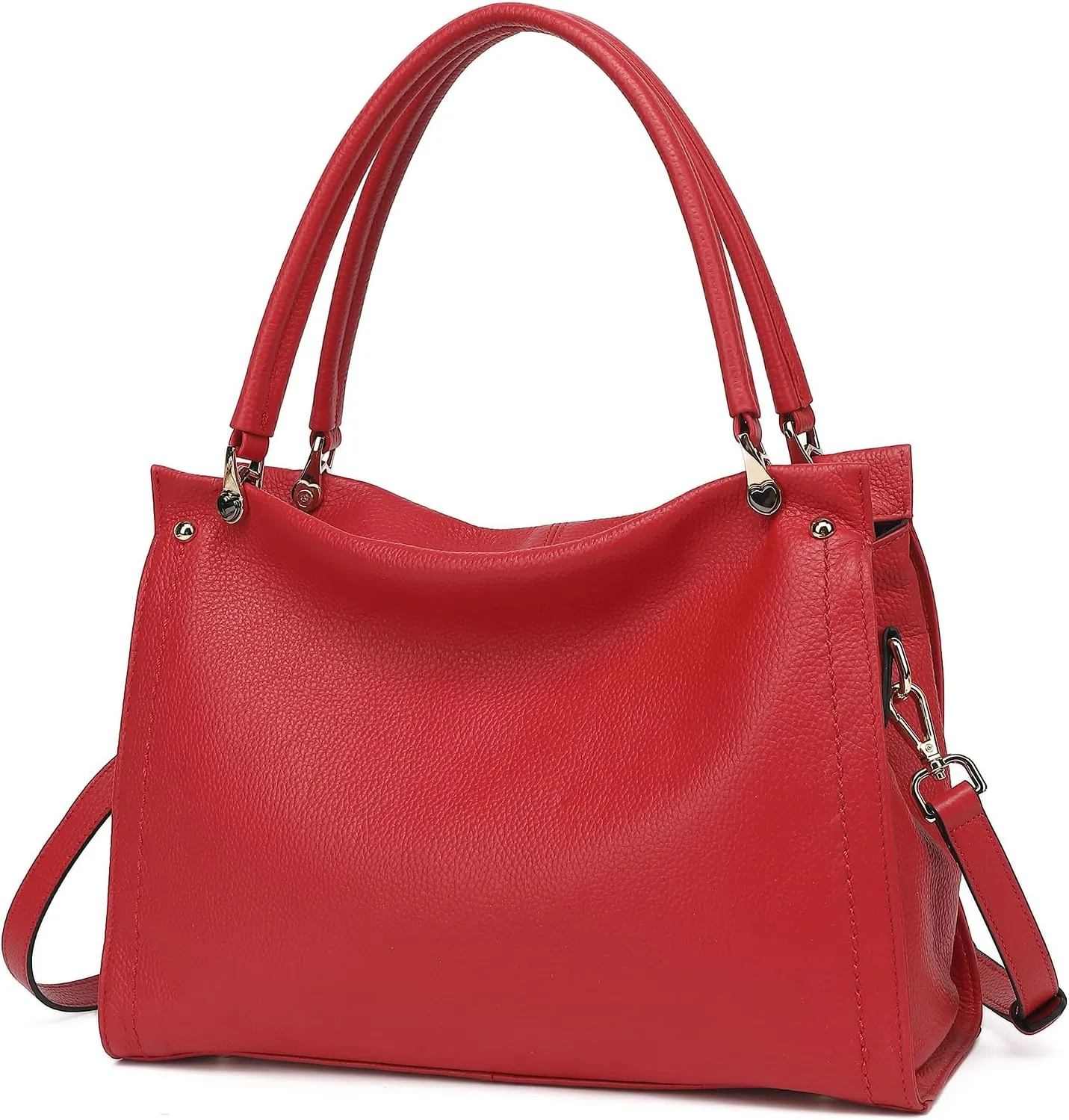 KOGTLA Women Genuine Leather Purses Handbags Tote Bag Shoulder Bag Top Handle Satchel Ladies Crossbody Hobo Bags Bucket Bag
