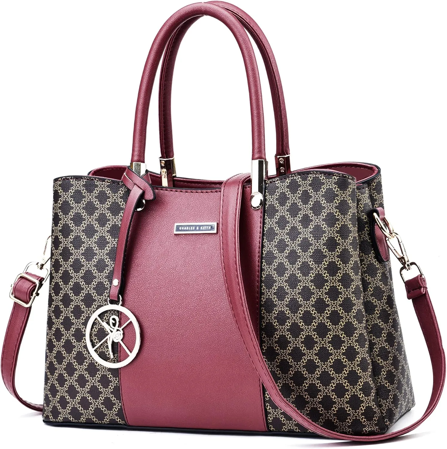 KURGOOL Women Purses and Handbags Top Handle Satchel Shoulder Bags Messenger Tote Bag for Ladie