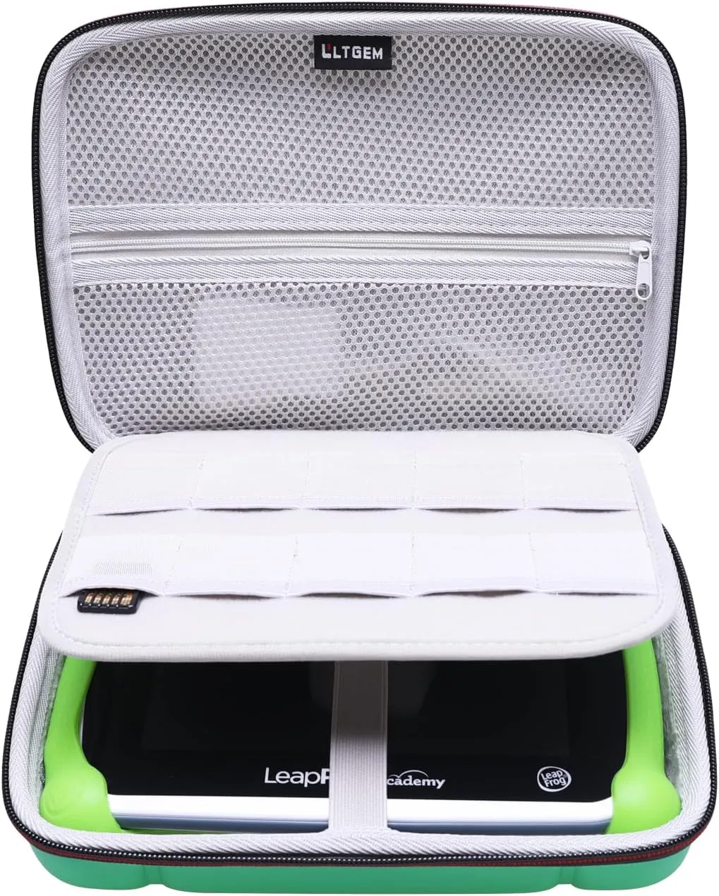 L LTGEM EVA Hard Case for Leapfrog LeapPad Academy Kids' Learning Tablet/Leapfrog Epic Academy Edition (Green)