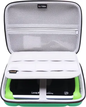 L LTGEM EVA Hard Case for Leapfrog LeapPad Academy Kids' Learning Tablet/Leapfrog Epic Academy Edition (Green)