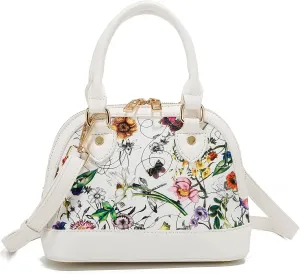 LA TERRE Zip-Around Classic Dome Satchel Bags for Women Crossbody Purse Top Handle Handbags