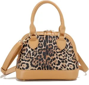 LA TERRE Zip-Around Classic Dome Satchel Bags for Women Crossbody Purse Top Handle Handbags