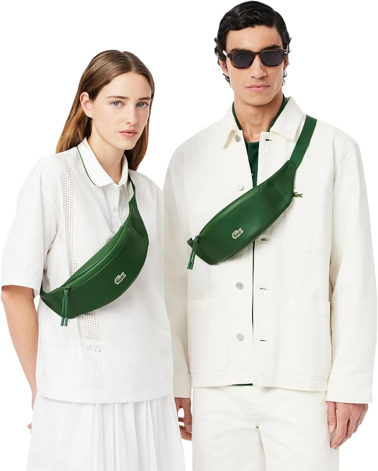 Lacoste Men's Unisex LCST Zippered Belt Bag