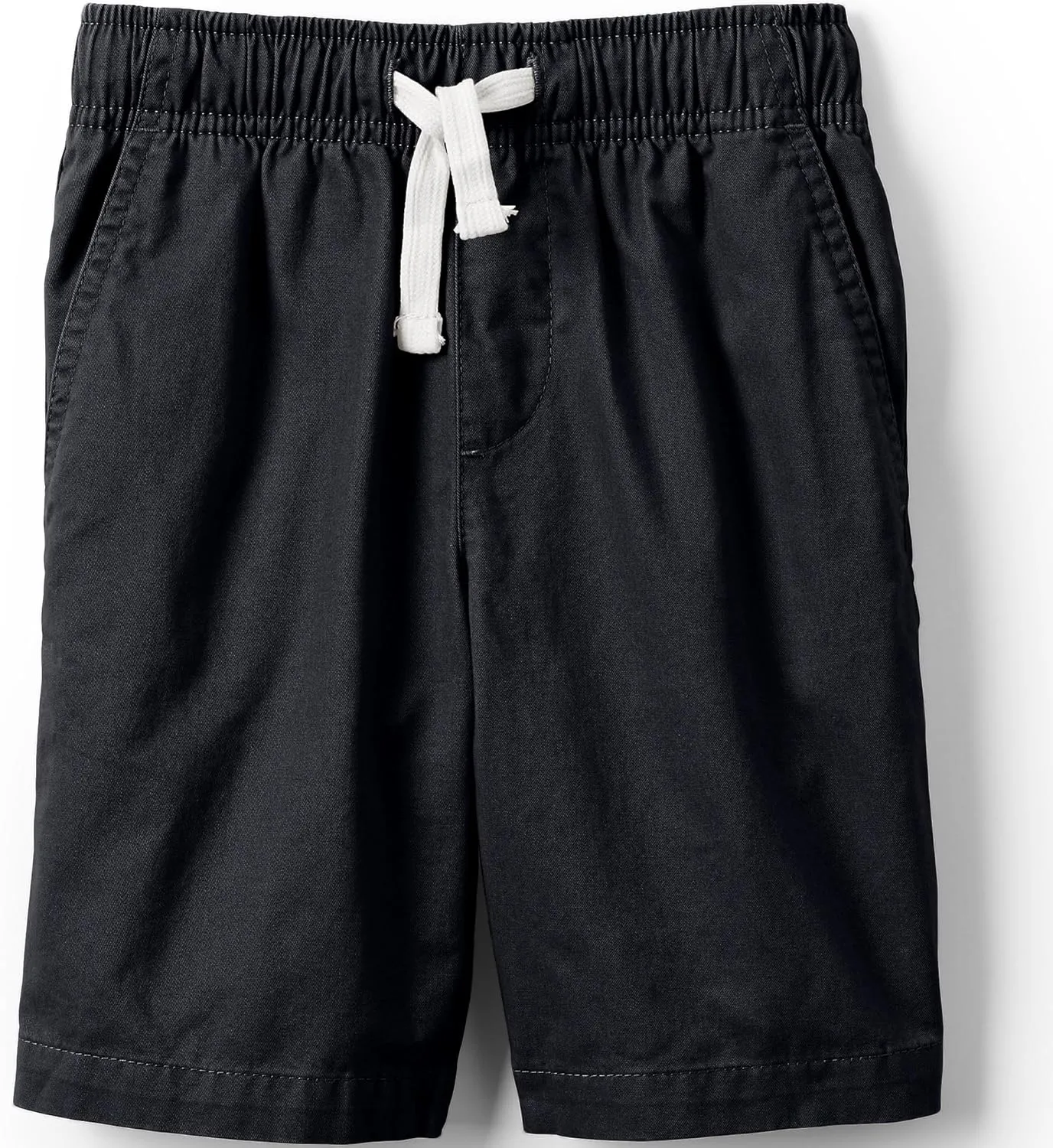 Lands' End Kids Husky Pull On Elastic Waist Shorts