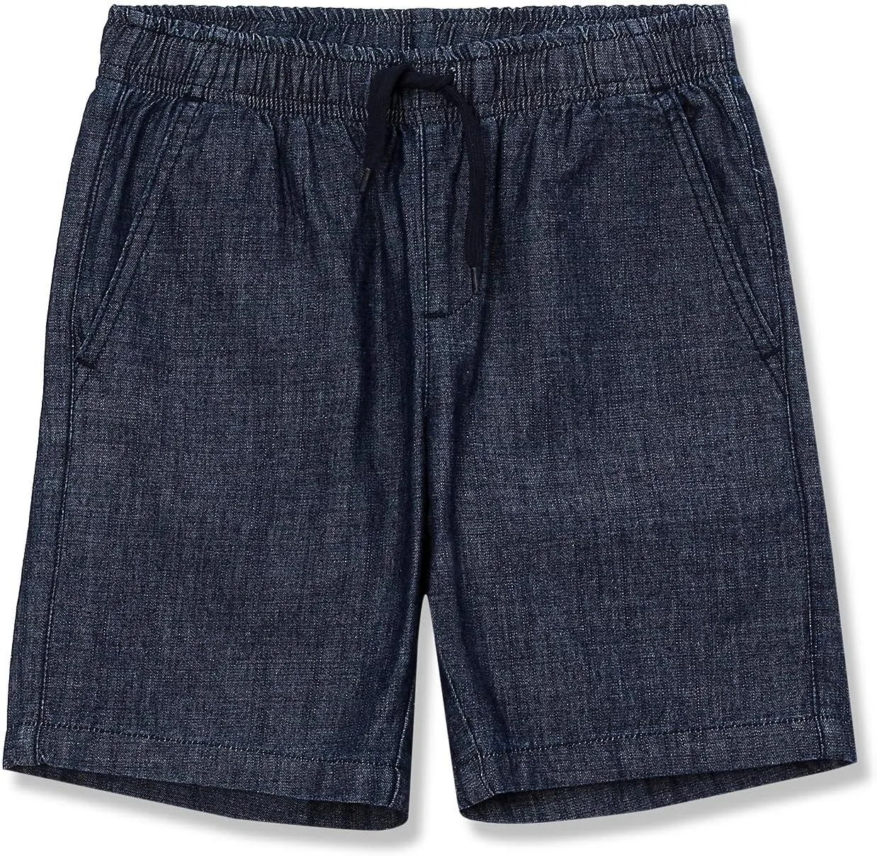 Lands' End Kids Pull On Chambray Elastic Waist Shorts