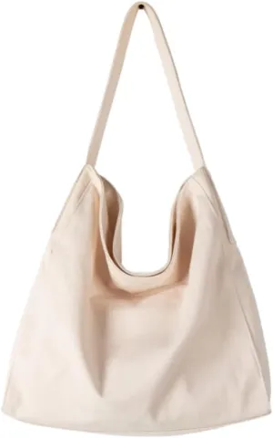 Large Canvas Tote Bag for Women Men Stripe Shoulder Bag Casual Hobo Crossbody Purse Travel Work Satchel Tote Handbag