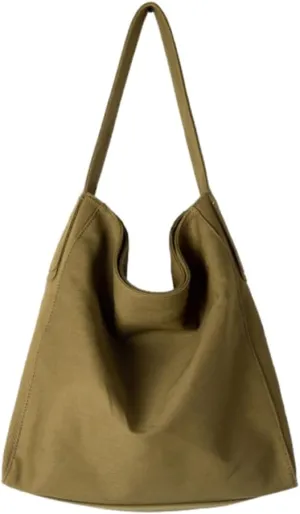 Large Canvas Tote Bag for Women Men Stripe Shoulder Bag Casual Hobo Crossbody Purse Travel Work Satchel Tote Handbag