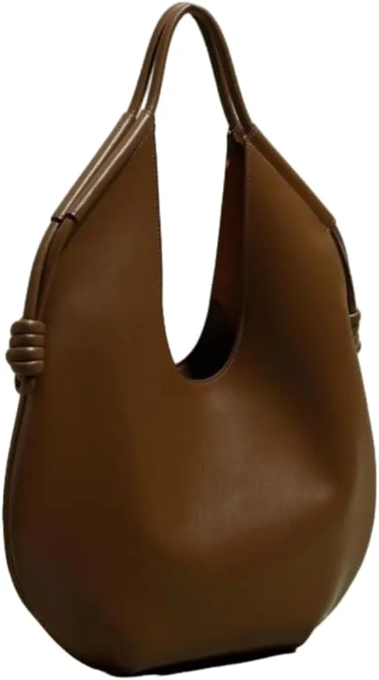 Large Hobo Bag for Women PU Leather Bag Trendy Shoulder Bag Satchel for Work Travel