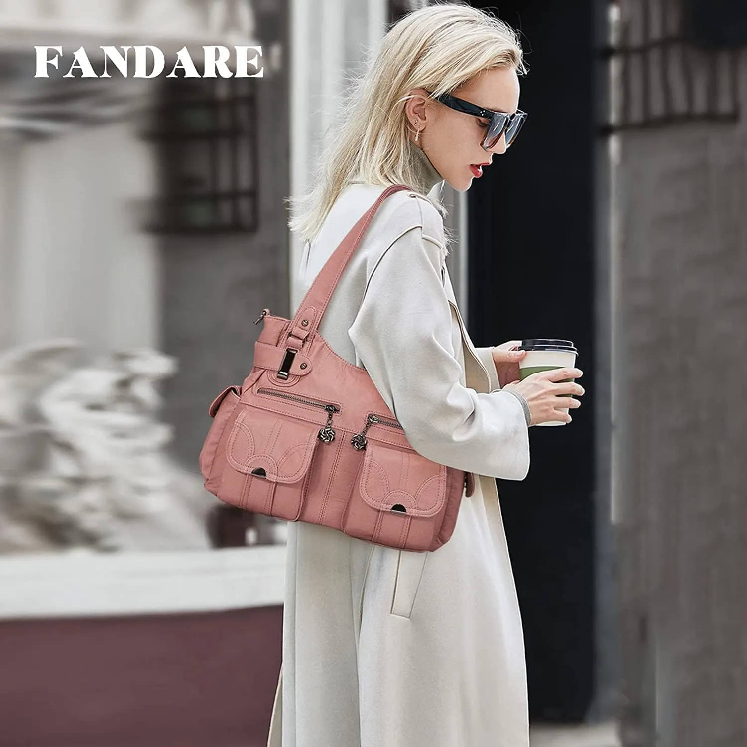 Large Hobo Bags Women's Crossbody Shoulder Bag Vintage Satchel Purse
