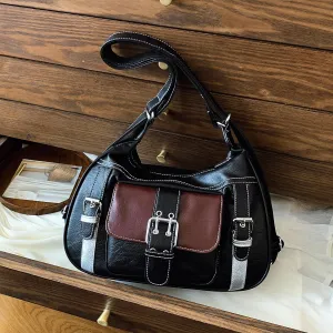 Large Shoulder Handbag Hobo Bags Satchel Crossbody Bags For Women Trendy Fashion Shoulder Bag Vintage Underarm Bag