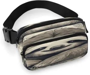 Large Waist Packs with Adjustable Strap,Sloth My Spirit Animal CrossBody Fanny Pack Casual Bag for Travel Sports Running Hiking