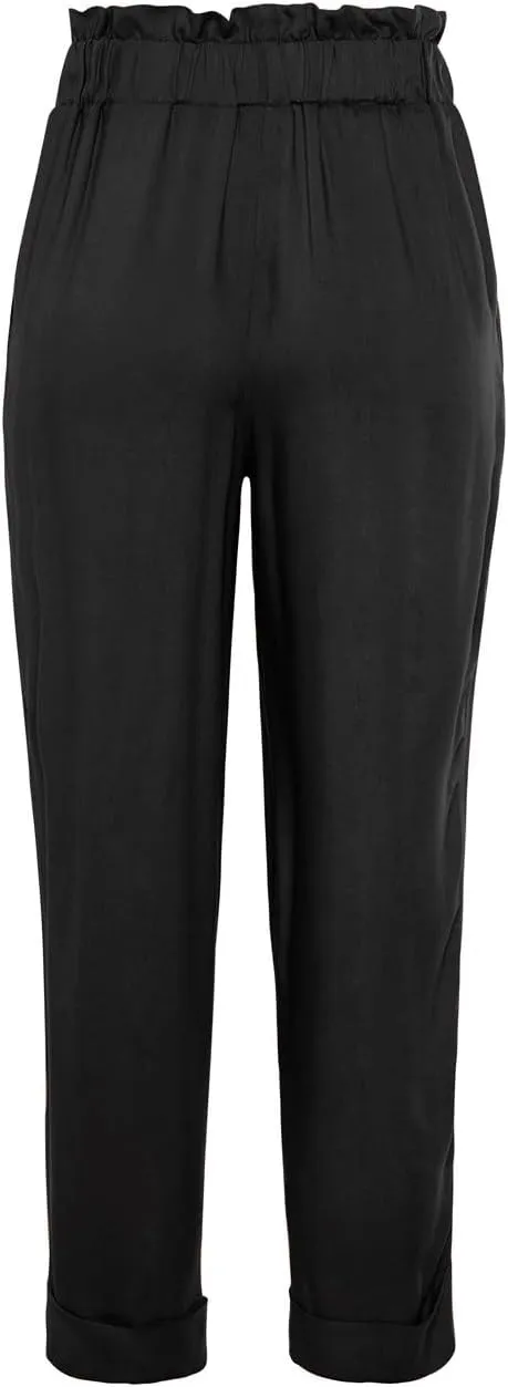 LASCANA Women's Paperbag Waist Ankle Pants