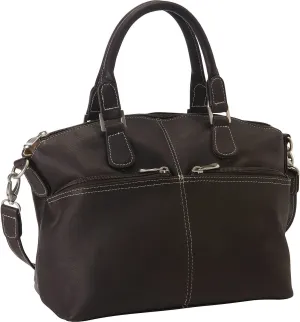 Le Donne Classic Satchel Bag - Colombian Vaquetta Cowhide Leather Women’s Bag