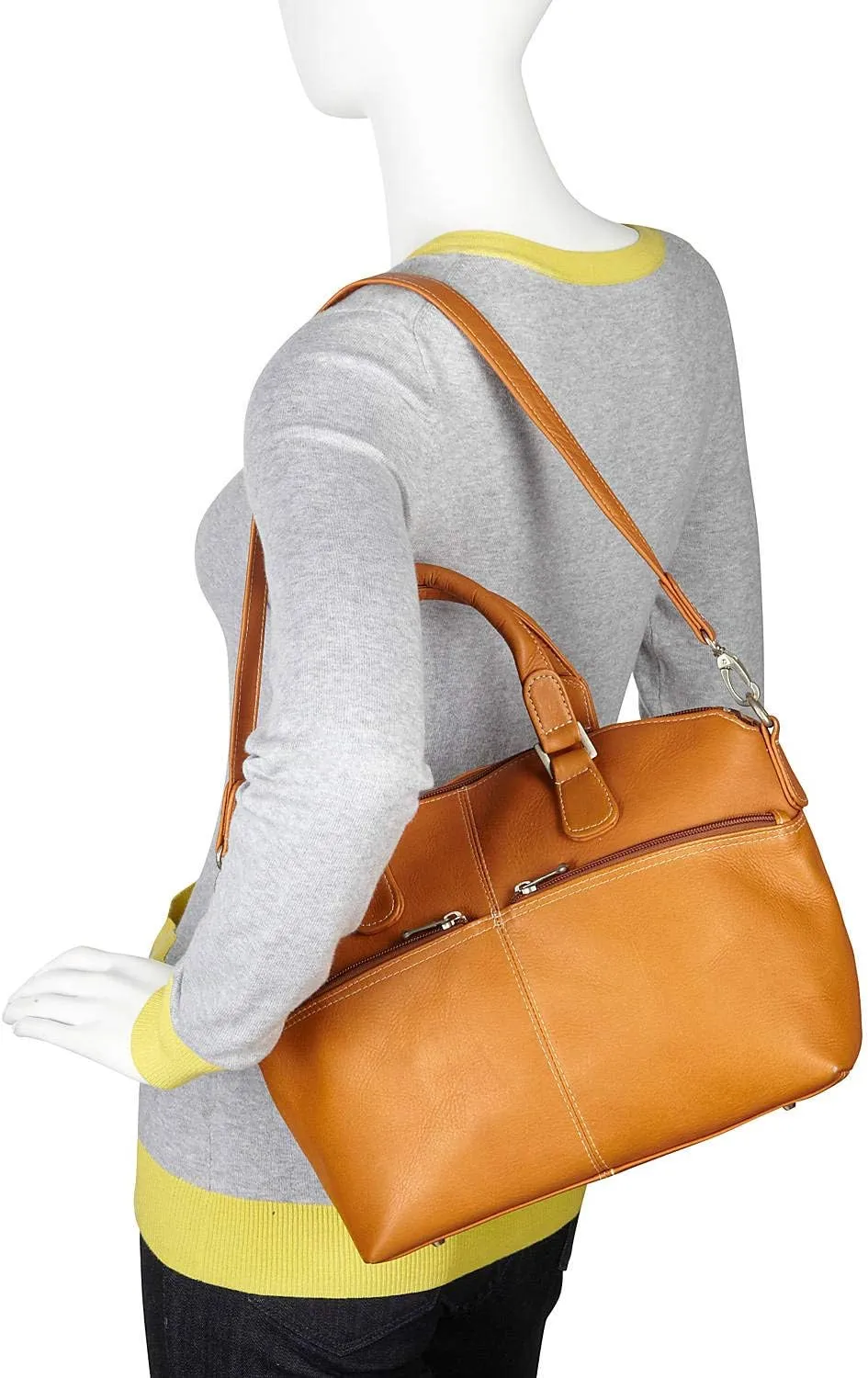 Le Donne Classic Satchel Bag - Colombian Vaquetta Cowhide Leather Women’s Bag